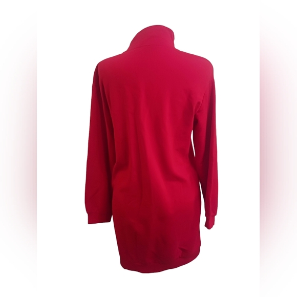 Red & White Tunic Sweater by Divided H&M Size 2 - Picture 4 of 5